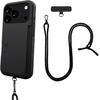image:imageSmartish iPhone 15 Pro Wallet Case with Crossbody Lanyard Strap  Wallet Slayer Vol 1  Slim  Protective Credit Card Holder with Universal Detachable Shoulder Neck Strap  Black Tie AffairWallet Case