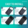 image:imageSmartish iPhone 15 Pro Wallet Case with Crossbody Lanyard Strap  Wallet Slayer Vol 1  Slim  Protective Credit Card Holder with Universal Detachable Shoulder Neck Strap  Black Tie AffairMagSafe Case