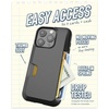 image:imageSmartish iPhone 15 Pro Wallet Case with Crossbody Lanyard Strap  Wallet Slayer Vol 1  Slim  Protective Credit Card Holder with Universal Detachable Shoulder Neck Strap  Black Tie AffairWallet Case