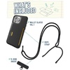 image:imageSmartish iPhone 15 Pro Wallet Case with Crossbody Lanyard Strap  Wallet Slayer Vol 1  Slim  Protective Credit Card Holder with Universal Detachable Shoulder Neck Strap  Black Tie AffairWallet Case