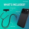 image:imageSmartish iPhone 15 Pro Wallet Case with Crossbody Lanyard Strap  Wallet Slayer Vol 1  Slim  Protective Credit Card Holder with Universal Detachable Shoulder Neck Strap  Black Tie AffairMagSafe Case