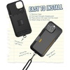 image:imageSmartish iPhone 15 Pro Wallet Case with Crossbody Lanyard Strap  Wallet Slayer Vol 1  Slim  Protective Credit Card Holder with Universal Detachable Shoulder Neck Strap  Black Tie AffairWallet Case