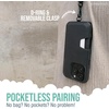 image:imageSmartish iPhone 15 Pro Wallet Case with Crossbody Lanyard Strap  Wallet Slayer Vol 1  Slim  Protective Credit Card Holder with Universal Detachable Shoulder Neck Strap  Black Tie AffairWallet Case