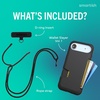 image:imageSmartish iPhone 15 Pro Wallet Case with Crossbody Lanyard Strap  Wallet Slayer Vol 1  Slim  Protective Credit Card Holder with Universal Detachable Shoulder Neck Strap  Black Tie AffairWallet Case