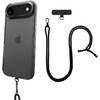 image:imageSmartish iPhone 15 Pro Wallet Case with Crossbody Lanyard Strap  Wallet Slayer Vol 1  Slim  Protective Credit Card Holder with Universal Detachable Shoulder Neck Strap  Black Tie AffairMagSafe Clear Case