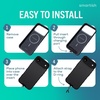 image:imageSmartish iPhone 15 Pro Wallet Case with Crossbody Lanyard Strap  Wallet Slayer Vol 1  Slim  Protective Credit Card Holder with Universal Detachable Shoulder Neck Strap  Black Tie AffairMagSafe Case