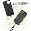 image:imageSmartish iPhone 15 Pro Wallet Case with Crossbody Lanyard Strap  Wallet Slayer Vol 1  Slim  Protective Credit Card Holder with Universal Detachable Shoulder Neck Strap  Black Tie AffairWallet Case