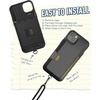 image:imageSmartish iPhone 15 Pro Wallet Case with Crossbody Lanyard Strap  Wallet Slayer Vol 1  Slim  Protective Credit Card Holder with Universal Detachable Shoulder Neck Strap  Black Tie AffairWallet Case