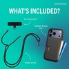 image:imageSmartish iPhone 15 Pro Wallet Case with Crossbody Lanyard Strap  Wallet Slayer Vol 1  Slim  Protective Credit Card Holder with Universal Detachable Shoulder Neck Strap  Black Tie AffairWallet Case