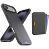 image:imageSmartish iPhone 16 Plus Magnetic Case with MagSafe Wallet  Gripmunk  Magsafe Compatible Thin Grip Cover  Detachable Magnetic Credit Card Holder  Black Tie AffairMagSafe Case