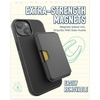 image:imageSmartish iPhone 16 Plus Magnetic Case with MagSafe Wallet  Gripmunk  Magsafe Compatible Thin Grip Cover  Detachable Magnetic Credit Card Holder  Black Tie AffairMagSafe Case