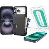 image:imageSmartish iPhone 17 MagSafe Case  Screen Protector  Magnetic Slim Case  Protective Thin Grip Cover  2Pack Tempered Glass Screen Protectors for Apple iPhone 17  Black Tie AffairWallet Case