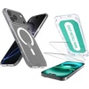 image:imageSmartish iPhone 17 MagSafe Case  Screen Protector  Magnetic Slim Case  Protective Thin Grip Cover  2Pack Tempered Glass Screen Protectors for Apple iPhone 17  Black Tie AffairMagSafe Clear Case