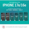 image:imageSmartish iPhone 17 MagSafe Case  Screen Protector  Magnetic Slim Case  Protective Thin Grip Cover  2Pack Tempered Glass Screen Protectors for Apple iPhone 17  Black Tie AffairWallet Case