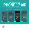 image:imageSmartish iPhone 17 MagSafe Case  Screen Protector  Magnetic Slim Case  Protective Thin Grip Cover  2Pack Tempered Glass Screen Protectors for Apple iPhone 17  Black Tie AffairWallet Case
