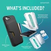 image:imageSmartish iPhone 17 MagSafe Case  Screen Protector  Magnetic Slim Case  Protective Thin Grip Cover  2Pack Tempered Glass Screen Protectors for Apple iPhone 17  Black Tie AffairWallet Case