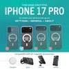 image:imageSmartish iPhone 17 MagSafe Case  Screen Protector  Magnetic Slim Case  Protective Thin Grip Cover  2Pack Tempered Glass Screen Protectors for Apple iPhone 17  Black Tie AffairMagSafe Clear Case