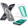 image:imageSmartish iPhone 17 MagSafe Case  Screen Protector  Magnetic Slim Case  Protective Thin Grip Cover  2Pack Tempered Glass Screen Protectors for Apple iPhone 17  Black Tie AffairMagSafe Clear Case