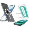 image:imageSmartish iPhone 17 MagSafe Case  Screen Protector  Magnetic Slim Case  Protective Thin Grip Cover  2Pack Tempered Glass Screen Protectors for Apple iPhone 17  Black Tie AffairMagSafe Clear Case