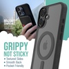 image:imageSmartish iPhone 17 MagSafe Clear Case  Gripmunk Magnetic Slim Case Lightweight  Protective AntiYellowing Thin Grip Clear Cover for Apple iPhone 17  Clearly ClearClearly Black MagSafe