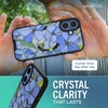 image:imageSmartish iPhone 17 MagSafe Clear Case  Gripmunk Magnetic Slim Case Lightweight  Protective AntiYellowing Thin Grip Clear Cover for Apple iPhone 17  Clearly ClearBlue Blossoms MagSafe