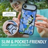 image:imageSmartish iPhone 17 MagSafe Clear Case  Gripmunk Magnetic Slim Case Lightweight  Protective AntiYellowing Thin Grip Clear Cover for Apple iPhone 17  Clearly ClearBlue Blossoms MagSafe