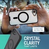 image:imageSmartish iPhone 17 MagSafe Clear Case  Gripmunk Magnetic Slim Case Lightweight  Protective AntiYellowing Thin Grip Clear Cover for Apple iPhone 17  Clearly Clear  Custom PrintClearly Black MagSafe