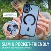 image:imageSmartish iPhone 17 MagSafe Clear Case  Gripmunk Magnetic Slim Case Lightweight  Protective AntiYellowing Thin Grip Clear Cover for Apple iPhone 17  Clearly Clear  Custom PrintClearly Black MagSafe