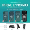 image:imageSmartish iPhone 17 MagSafe Clear Case  Gripmunk Magnetic Slim Case Lightweight  Protective AntiYellowing Thin Grip Clear Cover for Apple iPhone 17  Clearly ClearClearly Black MagSafe