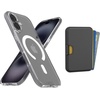 image:imageSmartish iPhone 17 MagSafe Clear Case  MagSafe Wallet  Magnetic Slim Case  AntiYellow Thin Grip Cover  Detachable Wallet  Magnetic Card Holder for Apple iPhone 17  Clearly ClearMagSafe Clear Case