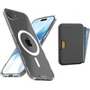 image:imageSmartish iPhone 17 MagSafe Clear Case  MagSafe Wallet  Magnetic Slim Case  AntiYellow Thin Grip Cover  Detachable Wallet  Magnetic Card Holder for Apple iPhone 17  Clearly ClearMagSafe Clear Case