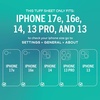 image:imageSmartish iPhone 17 Screen Protector  2Pack Tempered Glass Screen Protectors  Cleaning Kit  Tuff Sheet  9H Easy Install Frame Scratch Resistant CaseFriendly for Apple iPhone 17Screen Protectors