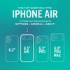 image:imageSmartish iPhone 17 Screen Protector  2Pack Tempered Glass Screen Protectors  Cleaning Kit  Tuff Sheet  9H Easy Install Frame Scratch Resistant CaseFriendly for Apple iPhone 17Privacy Screen Protectors
