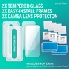 image:imageSmartish iPhone 17 Screen Protector  2Pack Tempered Glass Screen Protectors  Cleaning Kit  Tuff Sheet  9H Easy Install Frame Scratch Resistant CaseFriendly for Apple iPhone 17Screen Protectors  Lens Covers