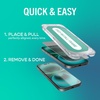 image:imageSmartish iPhone 17 Screen Protector  2Pack Tempered Glass Screen Protectors  Cleaning Kit  Tuff Sheet  9H Easy Install Frame Scratch Resistant CaseFriendly for Apple iPhone 17Privacy Screen Protector  Lens Covers