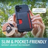 image:imageSmartish iPhone 17 Wallet Case  Phone Wristlet  Slim  Protective Phone Case Credit Card Holder  Detachable Wrist Strap Loop for Apple iPhone 17  Black Tie Affair
