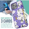 image:imageSmartish iPhone 17e16e Wallet Case  Wallet Slayer Vol 1 Slim  Protective Credit Card Holder  Drop Tested Hidden Credit Card Slot Cover for Apple iPhone 17e16e  Walnut WoodsVery Cherry Blossom