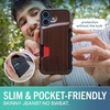image:imageSmartish iPhone 17e16e Wallet Case  Wallet Slayer Vol 1 Slim  Protective Credit Card Holder  Drop Tested Hidden Credit Card Slot Cover for Apple iPhone 17e16e  Walnut WoodsWalnut Woods