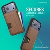 image:imageSmartish iPhone 17e16e Wallet Case  Wallet Slayer Vol 1 Slim  Protective Credit Card Holder  Drop Tested Hidden Credit Card Slot Cover for Apple iPhone 17e16e  Walnut WoodsWalnut Woods