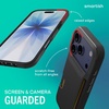 image:imageSmartish iPhone 17e16e Wallet Case  Wallet Slayer Vol 1 Slim  Protective Credit Card Holder  Drop Tested Hidden Credit Card Slot Cover for Apple iPhone 17e16e  Walnut WoodsBlack Tie Affair