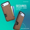 image:imageSmartish iPhone 17e16e Wallet Case  Wallet Slayer Vol 1 Slim  Protective Credit Card Holder  Drop Tested Hidden Credit Card Slot Cover for Apple iPhone 17e16e  Walnut WoodsWalnut Woods