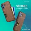 image:imageSmartish iPhone 17e16e Wallet Case  Wallet Slayer Vol 1 Slim  Protective Credit Card Holder  Drop Tested Hidden Credit Card Slot Cover for Apple iPhone 17e16e  Walnut WoodsWalnut Woods