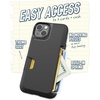 image:imageSmartish iPhone 17e16e Wallet Case  Wallet Slayer Vol 1 Slim  Protective Credit Card Holder  Drop Tested Hidden Credit Card Slot Cover for Apple iPhone 17e16e  Walnut WoodsBlack Tie Affair