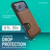 image:imageSmartish iPhone 17e16e Wallet Case  Wallet Slayer Vol 1 Slim  Protective Credit Card Holder  Drop Tested Hidden Credit Card Slot Cover for Apple iPhone 17e16e  Walnut WoodsWalnut Woods