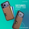 image:imageSmartish iPhone 17e16e Wallet Case  Wallet Slayer Vol 1 Slim  Protective Credit Card Holder  Drop Tested Hidden Credit Card Slot Cover for Apple iPhone 17e16e  Walnut WoodsWalnut Woods