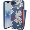 image:imageSmartish iPhone 17e16e Wallet Case  Wallet Slayer Vol 1 Slim  Protective Credit Card Holder  Drop Tested Hidden Credit Card Slot Cover for Apple iPhone 17e16e  Walnut WoodsVery Cherry Blossom