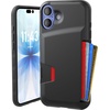 image:imageSmartish iPhone 17e16e Wallet Case  Wallet Slayer Vol 1 Slim  Protective Credit Card Holder  Drop Tested Hidden Credit Card Slot Cover for Apple iPhone 17e16e  Walnut WoodsBlack Tie Affair