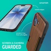 image:imageSmartish iPhone 17e16e Wallet Case  Wallet Slayer Vol 1 Slim  Protective Credit Card Holder  Drop Tested Hidden Credit Card Slot Cover for Apple iPhone 17e16e  Walnut WoodsWalnut Woods