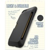 image:imageSmartish iPhone 17e16e Wallet Case  Wallet Slayer Vol 1 Slim  Protective Credit Card Holder  Drop Tested Hidden Credit Card Slot Cover for Apple iPhone 17e16e  Walnut WoodsBlack Tie Affair