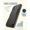 image:imageSmartish iPhone 17e16e Wallet Case  Wallet Slayer Vol 1 Slim  Protective Credit Card Holder  Drop Tested Hidden Credit Card Slot Cover for Apple iPhone 17e16e  Walnut WoodsBlack Tie Affair